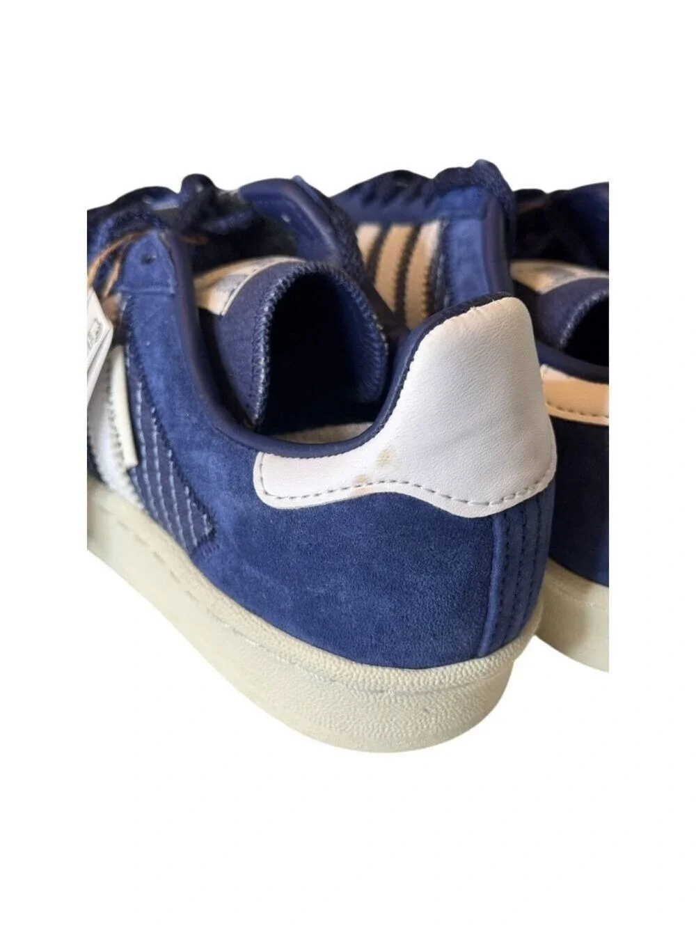 Men's Adidas Campus 80s Blue White Sneakers 7